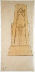 Entwurf für ein Denkmal, 1812