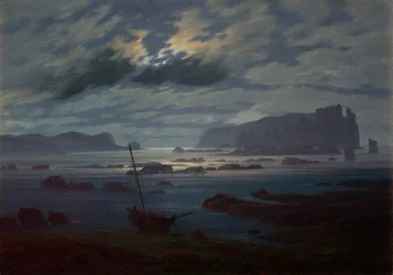 Die Nordsee im Mondlicht