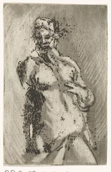 Torso eines nackten Mannes