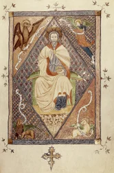 Christus in Majestät (in Herrlichkeit) (Miniatur)