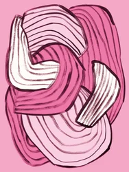 Abstrakter pinker Fluss