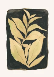Elegante botanische Blätter