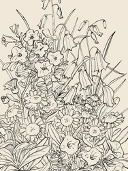 Wilde Gartenblumen
