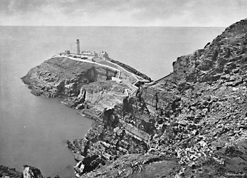 South Stack Leuchtturm, Holyhead, um 1896