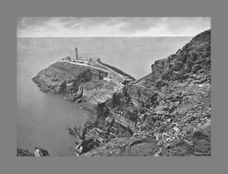 South Stack Leuchtturm, Holyhead, um 1900