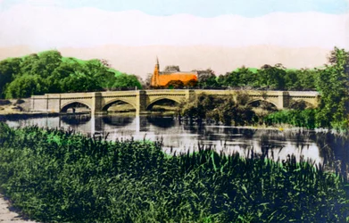 Brücke über die Themse bei Clifton Hampden, 1926