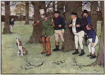 Illustration für Die Pickwickier von Cecil Aldin