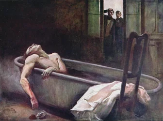Der Tod von Horace Wells (1815-48) 1908