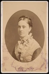 Porträt von Lady Frances Anna Blandy Thomson, Baroness Kelvin 1837-1916, 1876