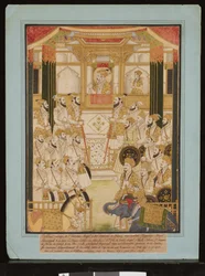 Durbar des Mogulkaisers Aurangzeb