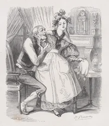 Der alte Junggeselle aus Die vollständigen Werke von Béranger, 1836