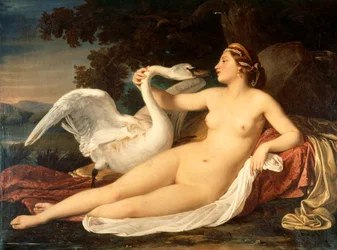Leda und der Schwan, von Cesare Mussini (1804-1879)
