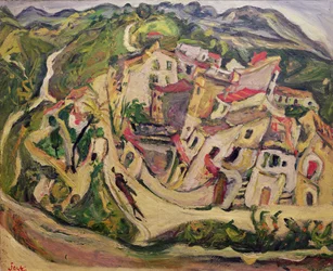 Häuser in Cagnes, 1923