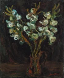 Die blauen Gladiolen, ca. 1929