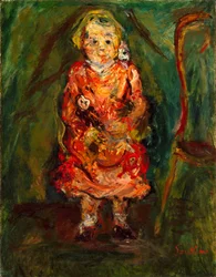 Junges Mädchen mit einer Puppe, 1926-27