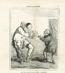 Illustration von Cham (1819-1879) in Le Charivari