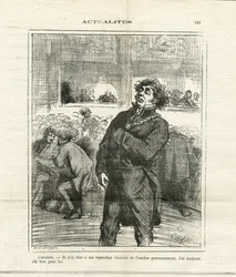Illustration von Cham (1819-1879) in Le Charivari