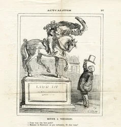Illustration von Cham in Le Charivari