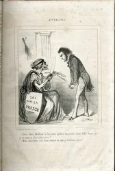 Illustration von Cham (1819-1879) in Le Charivari