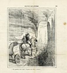 Illustration von Cham (1819-1879) in Le Charivari