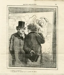 Illustration von Cham (1819-1879) in Le Charivari