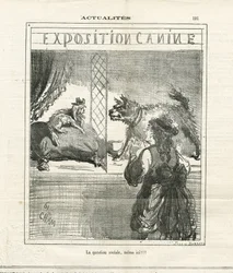 Illustration von Cham (1819-1879) in Le Charivari
