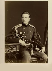Porträt von Großfürst Nikolaus Konstantinowitsch von Russland