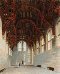 Die gotische Halle, Hampton Court, aus 