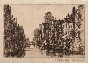 Ein Wasserweg, Dordrecht, 1885