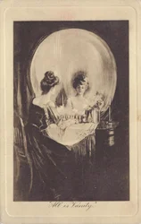 Alles ist Eitelkeit, (1873-1929), um 1900, Privatsammlung