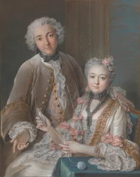 François de Jullienne und seine Frau Marie Élisabeth de Séré de Rieux, 1743