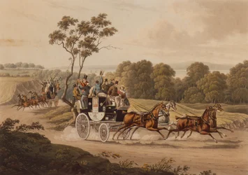 Oppositionskutschen in Fahrt