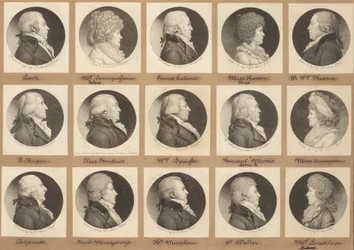 Saint-Mémin Sammlung von Porträts, Gruppe 9