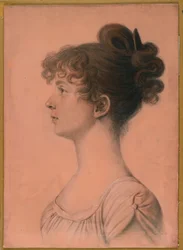 Porträt von Elizabeth Bland Mayo von Powhattan Seat, ca. 1808
