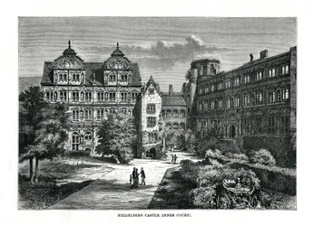 Schloss Heidelberg, Deutschland, 1879