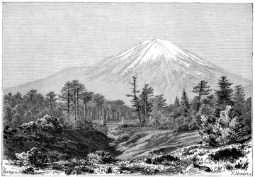 Berg Fuji, Japan, 1895