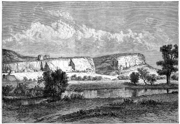 Die Felsen von Inkerman, Krim, Ukraine, 19. Jahrhundert