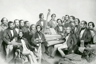 Die musikalische Union, veröffentlicht von Hanhart, 1851