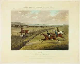 Höhepunkt der Katastrophe, aus dem Grand Leicestershire Steeplechase