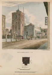 Südwestansicht der Kirche von Wandsworth