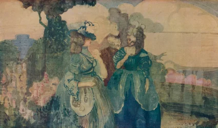 Im blauen Land oder Colloque Sentimentale, um 1895