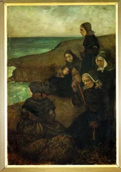 Land des Meeres - Triptychon, rechte Tafel