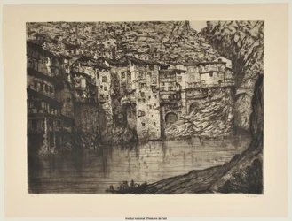 Pont-en-Royans (große Platte) (Abzug a)