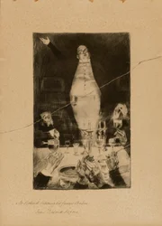 Mr. Pickwick hält seine berühmte Rede, aus "Pickwick Papers"