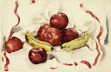 Stillleben mit Äpfeln und Bananen, um 1925