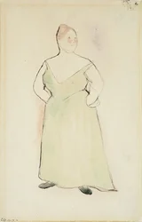 Frau im Abendkleid