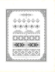 Künstlerische Rahmendekorationen und Girlanden