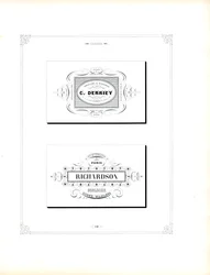 Visitenkartendesigns des Zweiten Kaiserreichs