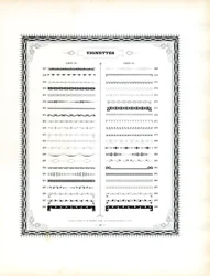 Fortsetzung von Zierleisten und Vignetten