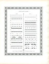 Dekorative Vignetten und Ziermotive